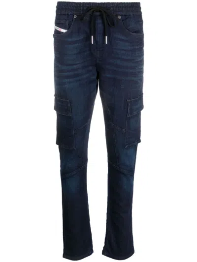 Diesel D-ursy Track Slim-cut Jeans In Blue