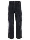 Diesel Black D-uty-cargo Jeans