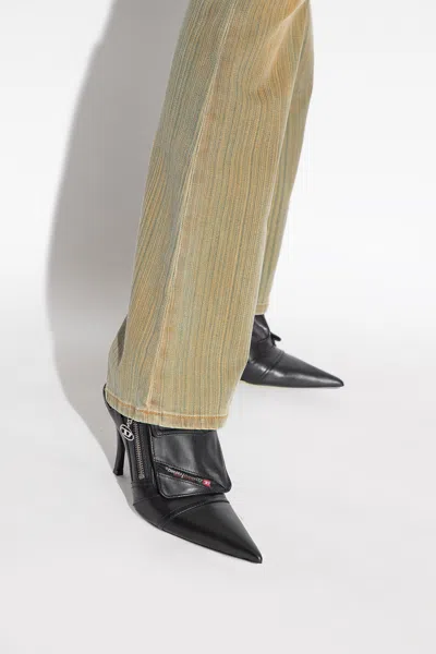 Diesel ‘d-venus' Mules In Black