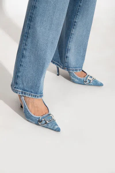 Diesel ‘d-venus' Mules In Blue