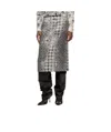 Diesel D-venus-over-the-knee Boots In Coated Denim In Black