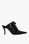 Diesel Black D-venus Pocket ml Mules In Black