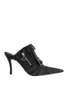 Diesel Black D-venus Pocket ml Mules In Blue