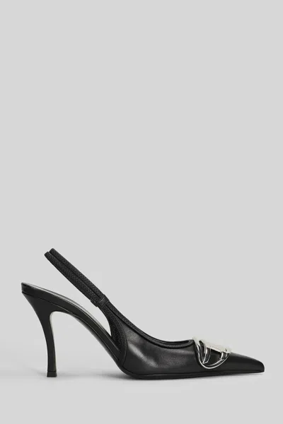 Diesel D Venus Pumps In Black Leather