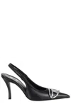 Diesel D-venus Sb - Décolleté Slingback In Black