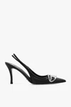 Diesel D-venus Sb Leather Pumps In Black