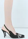 Diesel D-venus Sb Leather Pumps In Black
