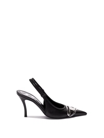 Diesel `d-venus Sb` Slingback Pumps In Black  