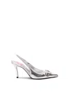 Diesel 80mm D-venus Sb Slingback Pumps In Metallic