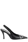 Diesel D-venus Sb - Décolleté Slingback In Black