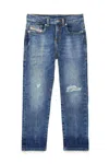 Diesel Mid-rise Slim-fit Jeans In Denim Blue