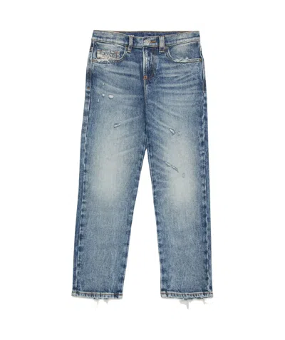 Diesel Kids' D-viker Jeans In Gray