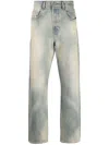 Diesel D-viker Straight-leg Jeans In Blue