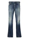 Diesel D-vyl 1993 Faded Bootcut Jeans In Blue