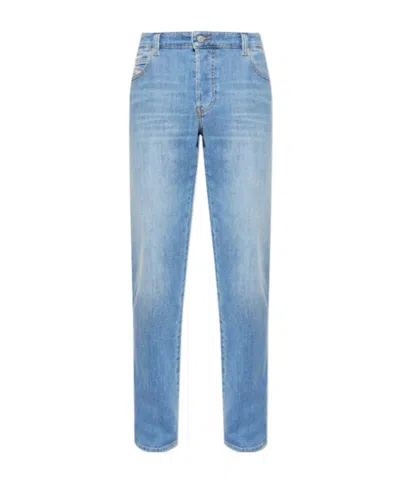 DIESEL D-VYL LOGO-PATCH JEANS