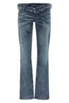 Diesel Waistband Jeans With Pockets And Loops In Blue
