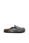 Diesel Blue D-woodstock Slip-on Mules In Gray