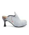 Diesel Blue D-woodstock W Mules In Blue