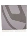 Diesel D-wrap Towel In Grey