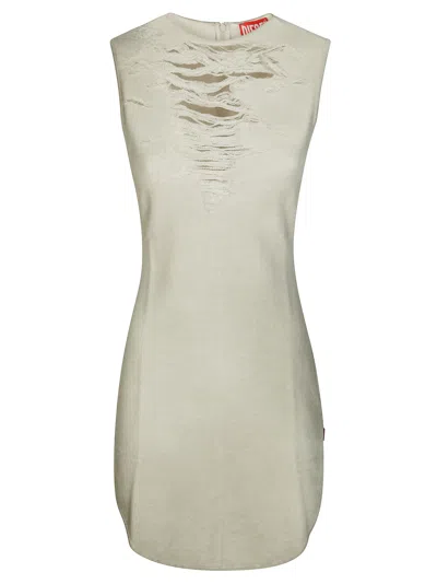Diesel D-yasmi Dress In Neutral