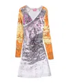 Diesel D-zenyd Mini Dress In Multicolor