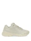 Diesel Streamlined Light Beige Sneakers In Gray