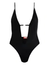Diesel Daisydnm Onepiece Swimsuit In Black
