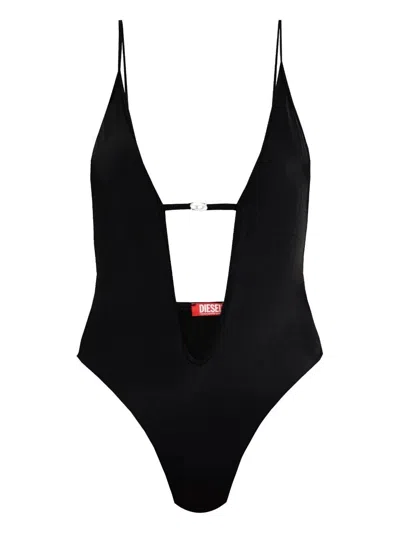 DIESEL `DAISY-DNM` ONE-PIECE SWIMWUIT