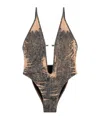 Diesel Daisy-dnm Swimsuit In Black