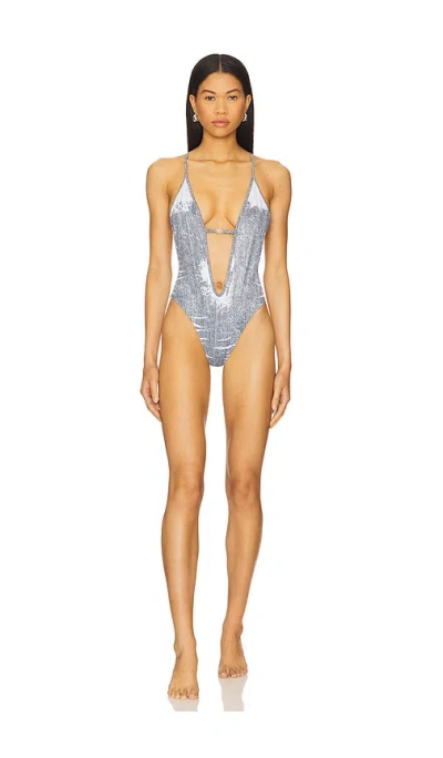 Diesel Daisy One Piece Swimsuit In Blau