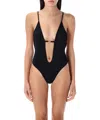 Diesel Daisydnm Onepiece Swimsuit In Black