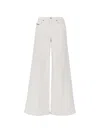 Diesel D-akemi Flared Jeans In White