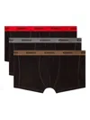 Diesel Damien Boxers (pack Of Three) In Black