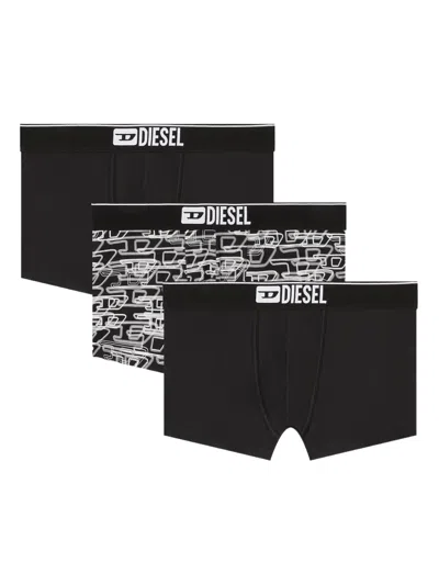 Diesel Damien-d-box-3pack Boxers In Black