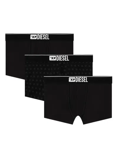 Diesel Damien-d Boxer (pack Of Three) In Black