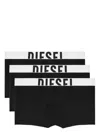 Diesel Damien-d-pop-40 Boxers (pack Of Three) In Black