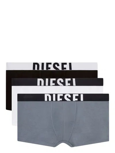 Diesel Damien-d-pop Boxers (pack Of Three) In White