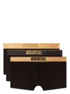 Diesel Damien-gft Boxers (pack Of Three) In Black