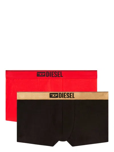 Diesel Damien-gft Boxers (pack Of Three) In Black
