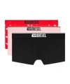 Diesel Valentine's Day Damien-gft Boxers (pack Of Three) In Black