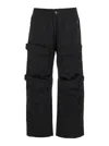 Diesel P-danzel Trousers Black In Black