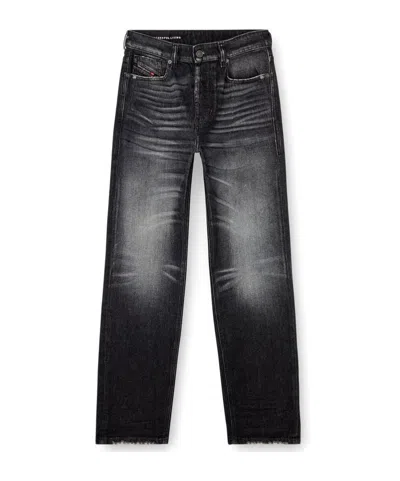Diesel D-ark 09l50 Straight Jeans In Black