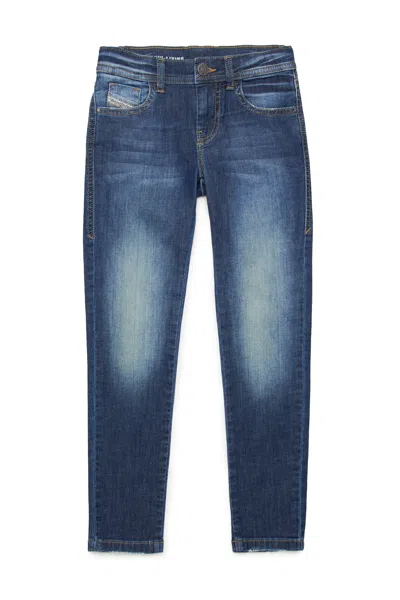 Diesel Kids' Dark Shaded Super Skinny Jeans In Blue