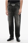 Diesel Dark Washed 2010 D-macs-s2 Loose Fit Jeans With Cut-out Logo