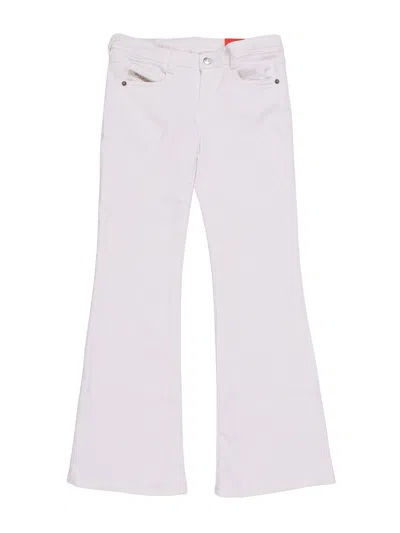 Diesel Kids'  D-arry-j Jjj Pantaloni In White