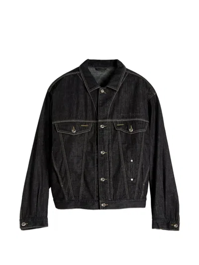 Diesel D-denver Denim Jacket In Black