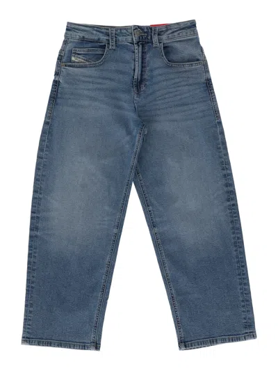 Diesel Kids'  D-devon-j Pantaloni In Blue