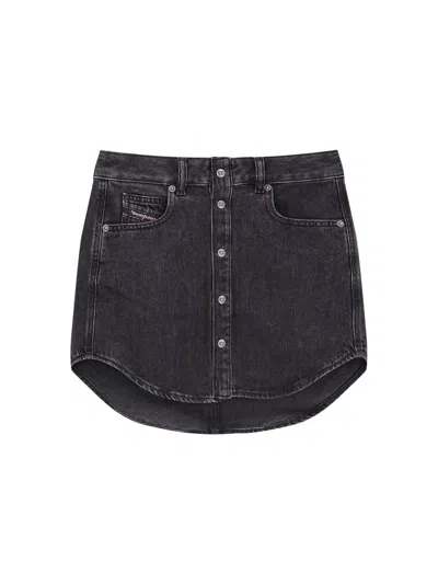 DIESEL DE-ARD DENIM MINISKIRT