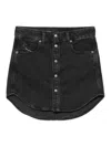Diesel De-ard Black Skirt In Black