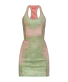 Diesel Red Tag Gradient Lurex De-arlyn-s Bodycon Dress In Nude